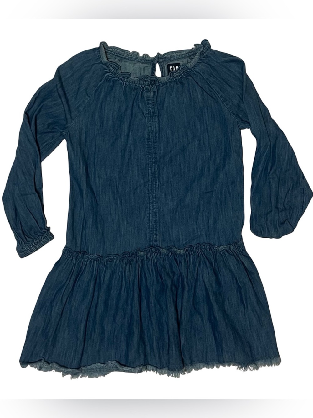 GAP Girls Dark Denim Dress Size Small